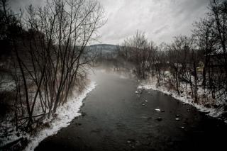 Naugatuck River in the Winter 