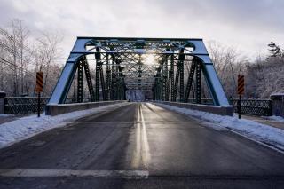 Green Bridge in Winter 