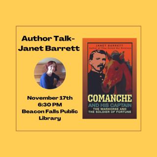 Author Talk- Jan Barrett
