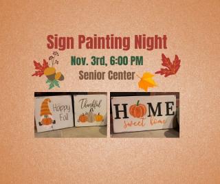 Sign Painting Night