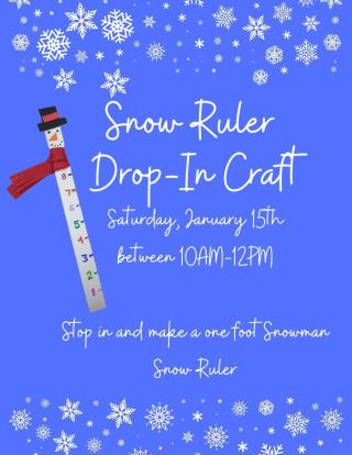 Snow Ruler drop in craft