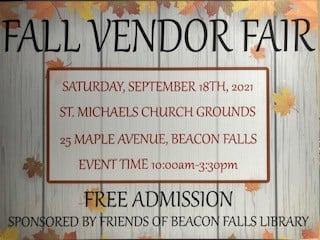 Vendor Fair on Sept. 18th at St. Michael's Church grounds