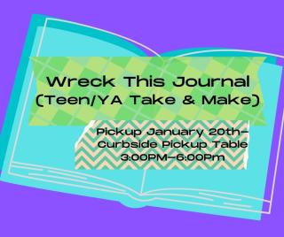 Wreck This Journal! (Teen/YA Program)