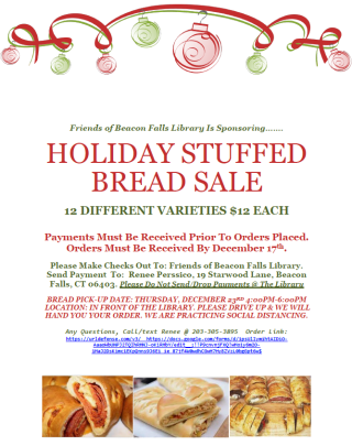 Holiday Stuffed Bread Sale
