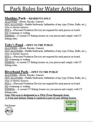 Park Rules Notice