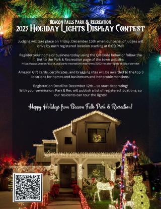 Holiday Lights Display Contest