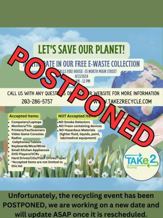 Electronic Recycling - Postponed