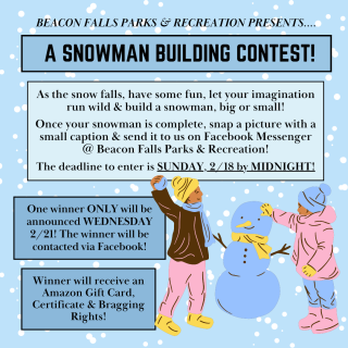 Snowman Building Contest!