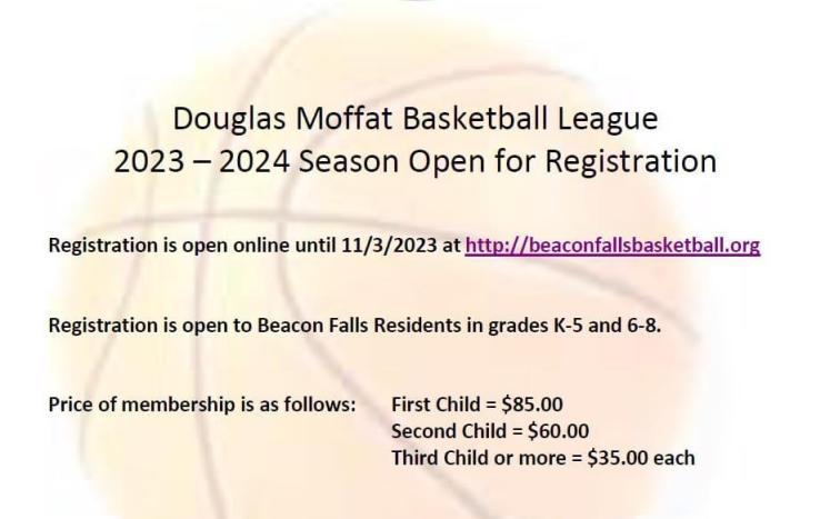 Basketball registration