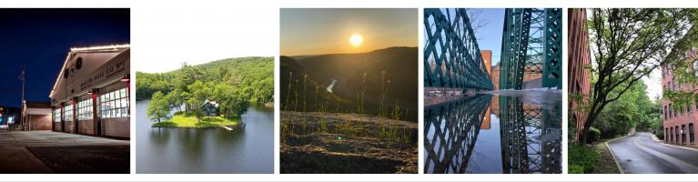 several pictures of Beacon Falls - as composite